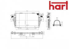 COOLANT RADIATOR 630 242 HART