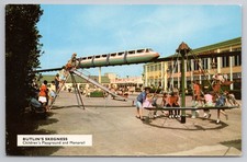 Butlin's Skegness Monorail & Playground Vintage Postcard 1960s Lincolnshire