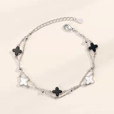 LADIES S925 Silver Clover