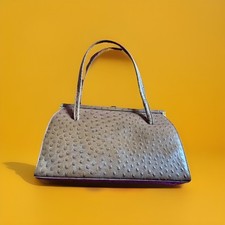 Ostrich  leather handbag -