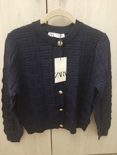 Zara Navy Cardigan medium BNWT