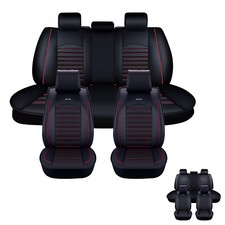 Deluxe Pu Leather Full Set Car Seat Covers For Vauxhall Corsa Astra Insignia