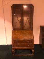 MUST GO-REDUCED TO £50.00!!!        Antique Teak British Dresser/Bureau