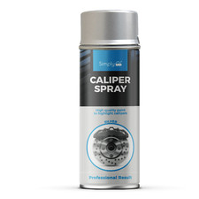 SILVER Brake Caliper Heat Resistant Aerosol Spray Paint Drum High Temp Car Can