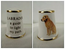 AYNSLEY China Thimble Golden