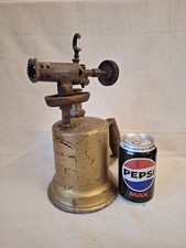 #007 Antique Brass Blow Torch Welding Soldering Gas Tool Vintage Untested