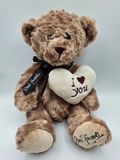 David Emanuel Valentine Bear I Love You Heart Teddy Bear Plush With Ribbon 