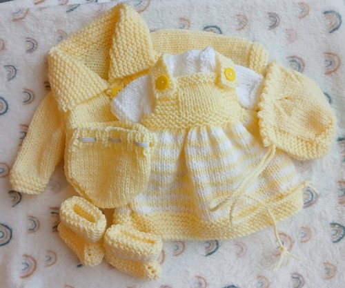Hand knitted doll - hand,