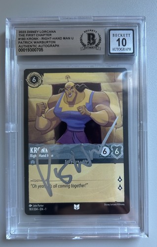 Patrick warburton signed 2024 - warburton,