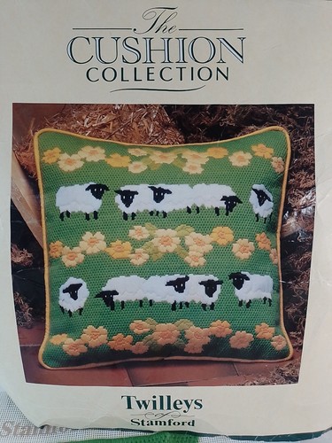 Sheep embroidery kit partially - kit,