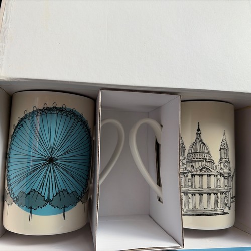 Poole mugs boxed - boxed, cities