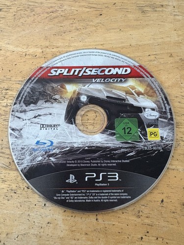 Split second velocity ps3 pal - second,