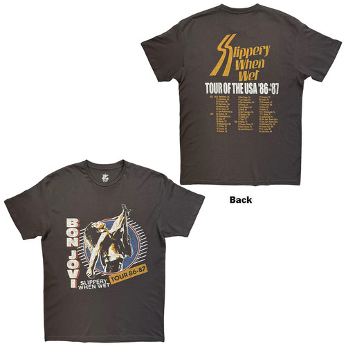 Bon jovi shirt slippery - bon, t-shirt: