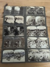 Stereoscope Cards x 10 Japan -