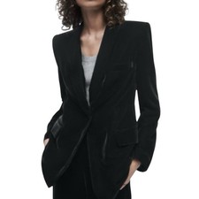 Zara Women Black Velvet