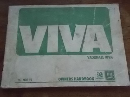 Vauxhall viva owners handbook - owners,