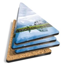 4x Triangle Coasters -