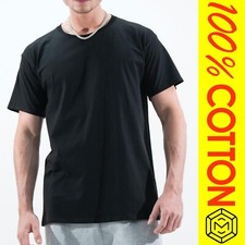 Mens T Shirt 100% Cotton Tee