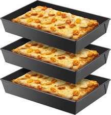 detroit style pizza pan 3 pcs