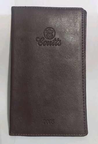 Vintage coutts bank leather - bank,