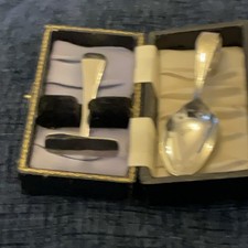 Victorian spoon and - and, set