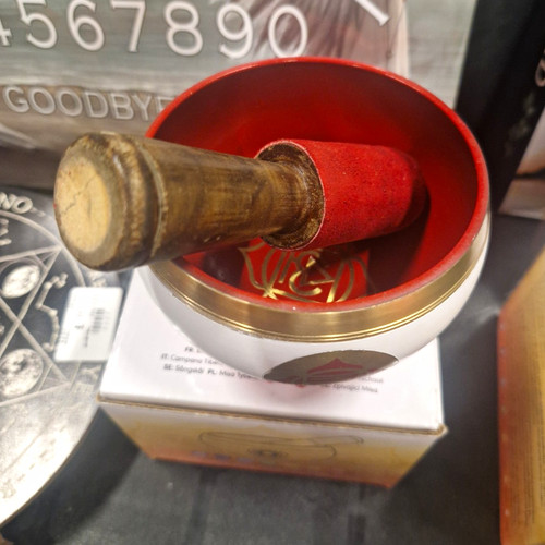 Metal singing bowl set - singing,