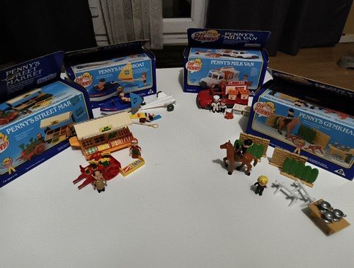 Job lot 1980s penny boxed - job,