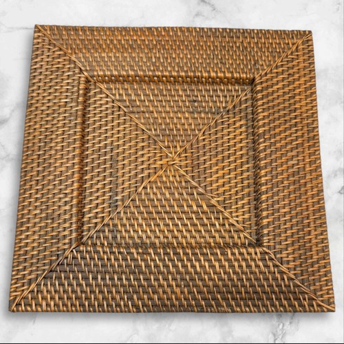 Handwoven rattan square - handwoven,