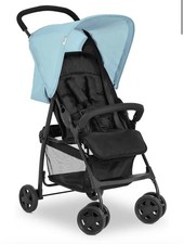 hauck Sport, Blue - Super Lightweight Travel Pushchair with Raincover (only 5.9 