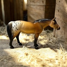 Breyer Stablemates Buckskin Appaloosa | 1:32 Model Horses | #5412