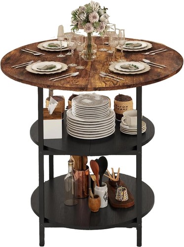 Round dining table - table, for