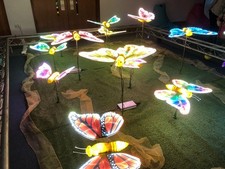 Illuminated LED Butterfly Garden Display – Event / Installation / Visual Feature