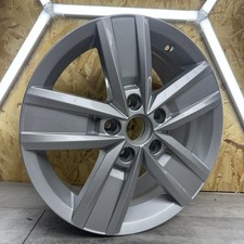 4 X GENUINE 17” VW TRANSPORTER SILVER DAVONPORT  T6 T5 ALLOYS - REFURBISHED
