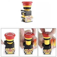 22mm Red E-STOP Switch