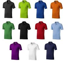 Men's Elevate Cotton Regular Fit Gent's Plain Work Leisure Polo Shirt EL020