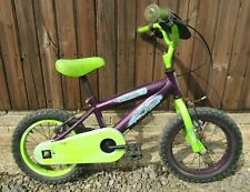 Bumper Ninja Force Boys Girls BMX Bike Purple Bicycle 14 in Wheels Tyres Young
