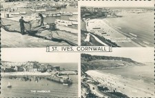 Real photo cornwall 4 views of