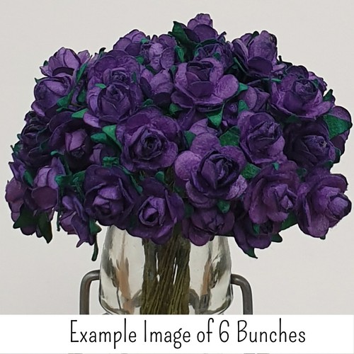 Artificial dark purple flowers - artificial,