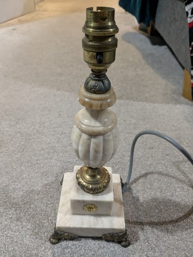 Marble and brass - and, fluted