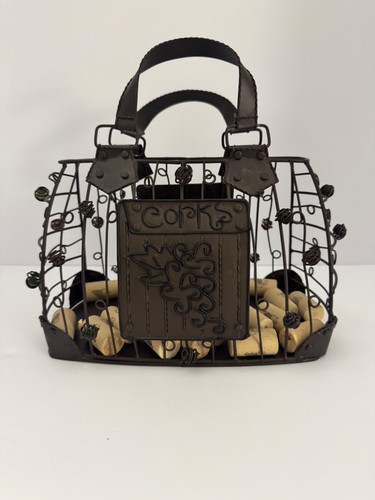 Purse wine cork holder - purse,