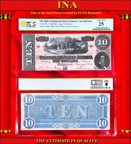 1864 confederate pf 7 - confederate, pf-7