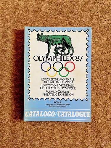 Olymphilex rome 1987 world - olymphilex,