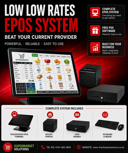 Complete retail epos system - complete,