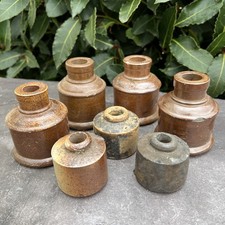 Vintage stoneware ink - ink, pots