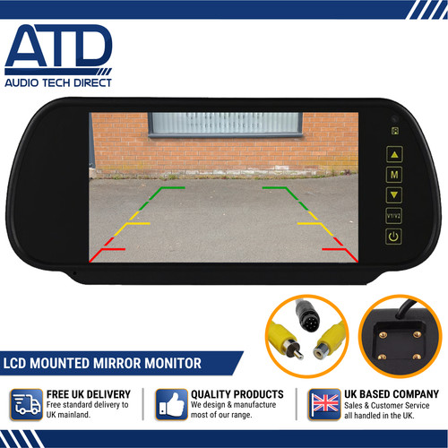 Reverse camera monitor mirror - reverse,