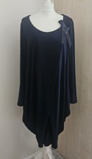 Peruzzi Navy Bow Neckline