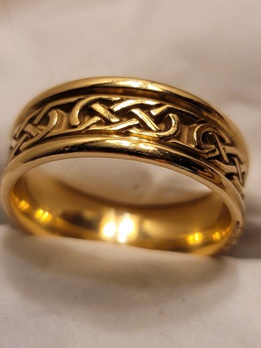 14k gold celtic - celtic, men’s