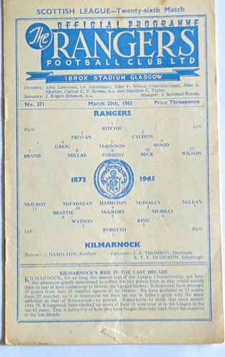1965 rangers kilmarnock - 1965.,