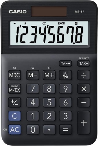 Casio desk calculator - ms-8f,