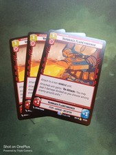 Star Wars Unlimited SOTG - VAMBRACE FLAMETHROWER - Playset RARE CARD 177 X 3